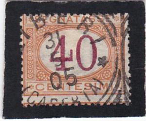 Italy  #  J - 9   used