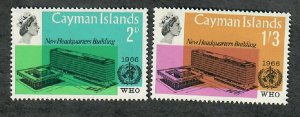 Cayman Islands #184 - 185 MNH singles