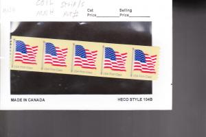 SC# 4134 / $.41 don nom Flag / Plt # Strip of 5 / MNH