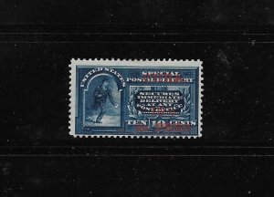 Cuba Stamps: #E1; 1899 US Overprinted Special Delivery Issue; MH (remnant)