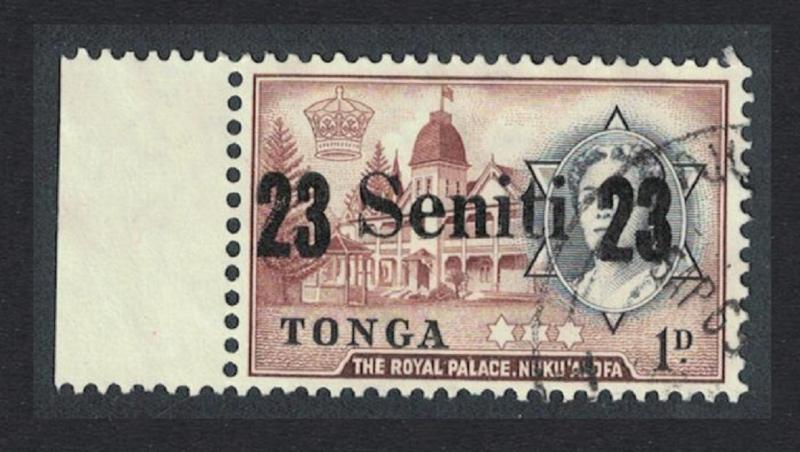 Tonga The Royal Palace 1v 23 seniti Cancelled SG#197 SC#170