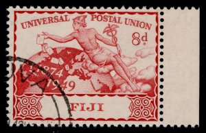 FIJI GVI SG274, 8d carmine-red UPU, FINE USED.