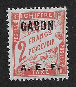 GABON SC# J10  F/MOG 1928