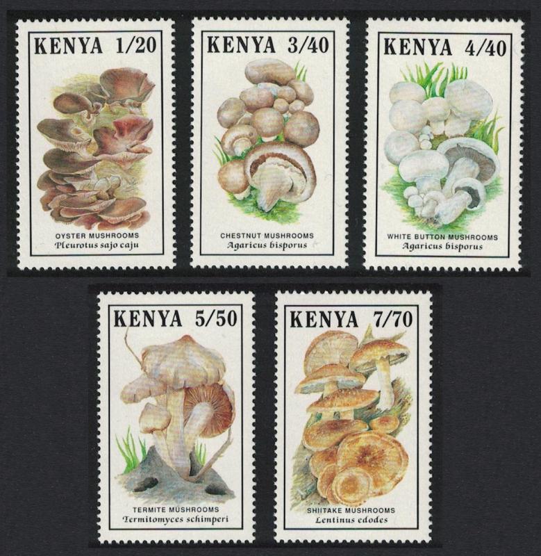 Kenya Mushrooms Fungi 5v SG#506-510