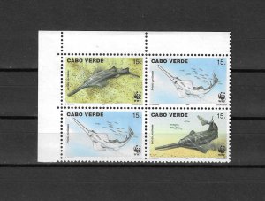 CAPE VERDE 1997 WWF SG 794/7 MNH