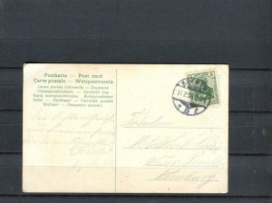 GERMANY; 1908 early Illustrated SEAPOST CARD fine used item, Bremen