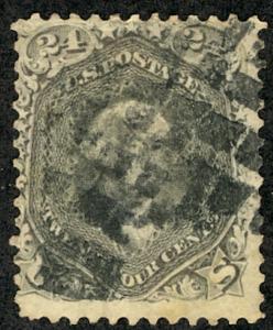 US #78b SCV $425.00 VF/XF, lovely shade, nicely centered, grey color, SUPER N...