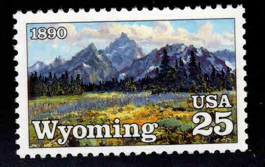 USA Scott 2444 MNH** state of Wyoming stamp