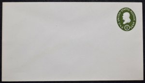 1950 US Sc. #U532 die 1 stamped envelope, 1 cent, mint entire, very nice
