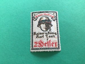 Kaiser Konig 1918 WW1 Cinderella poster stamp A15474