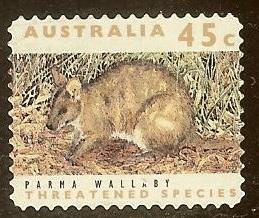 Australia #1241 45c Threatened Species - Parma Wallaby