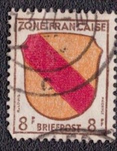 Germany -French Occupation 1945 -  4N4 Used