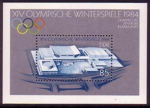 GDR Winter Olympic Games 1984 MS SG#MSE2558 MI#Block 74