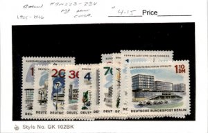 Germany - Berlin, Postage Stamp, #9N223-9N234 Mint NH, 1965 (AH)