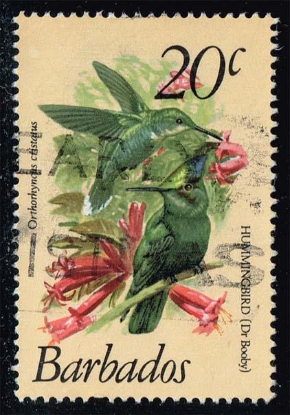 Barbados #501 Hummingbirds; Used (0.55)