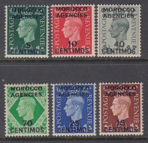 Great Britain Offices in Morocco 83-88 MNH VF