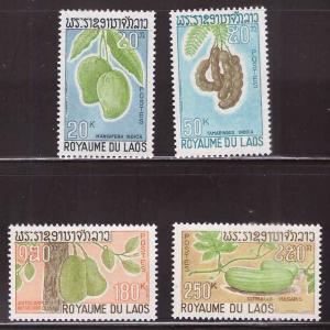 LAOS Scott 174-177  Fruit set MNH**