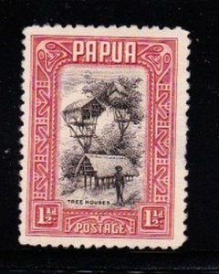 Album Treasures  Papua New Guinea Scott # 96  1 1/2p Tree Houses Mint NG