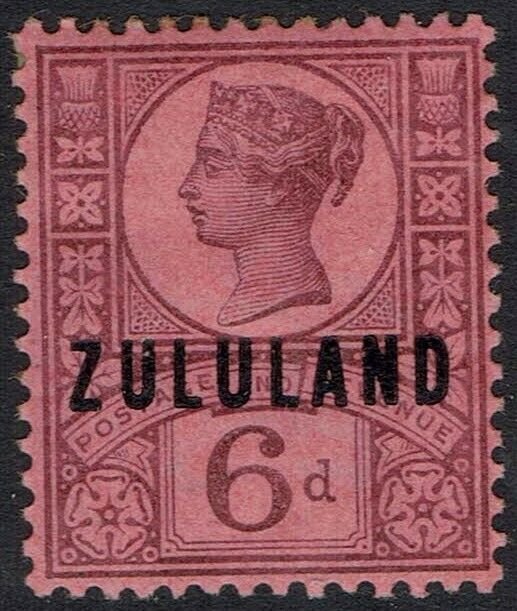 ZULULAND 1888 QV GB 6D 