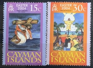 CAYMAN ISLANDS 2004 EASTER SET SG1045/6 UNMOUNTED MINT