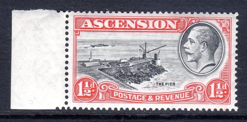 Ascension Island + 1934 +  sg 23 +1 1/2d value  + Lightly Hinged  + 