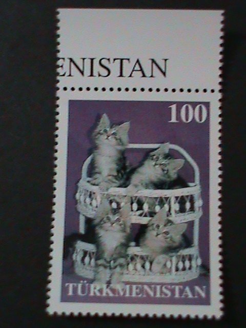 TURKMENISTAN-LOVELY BEAUTIFUL CATS COMPLETE SET MNH -VF WE SHIP TO WORLDWIDE