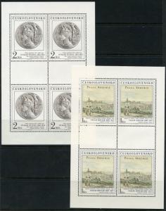 CZECHOSLOVAKIA SCOTT#2386/90  SHEET SET   MINT NEVER HINGED