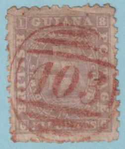 BRITISH GUIANA 54  USED - NICE CANCEL - NO FAULTS VERY FINE! - KBU