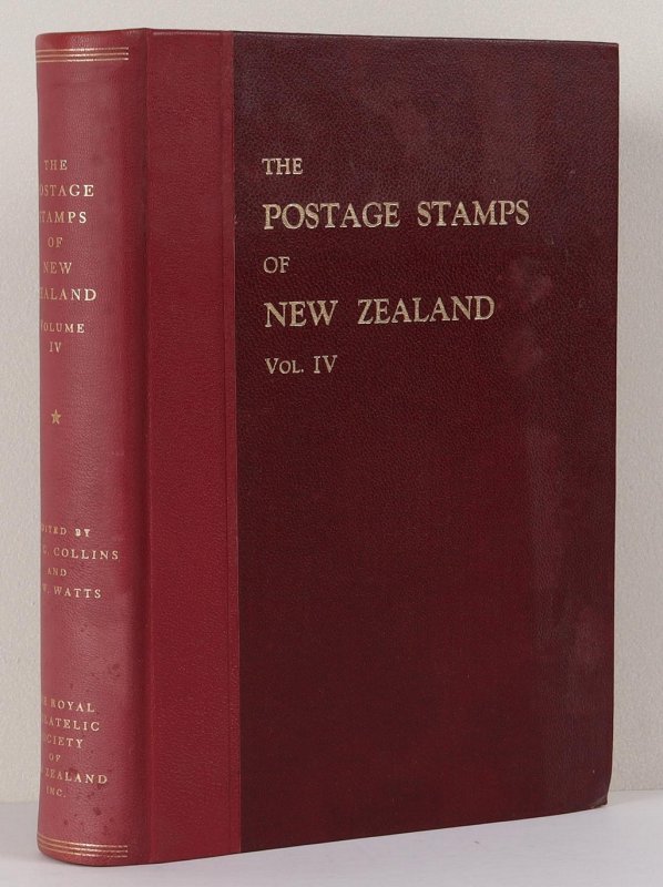 LITERATURE New Zealand The Postage Stamps of, Vol 4 pub RPSNZ 1964. 