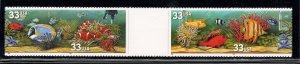 UNITED STATES SC# 3317-20 VERT. GUTTER STRIP/4 VF/NH