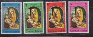 CAYMAN ISLANDS Scott # 242-5 MNH - Christmas 1969