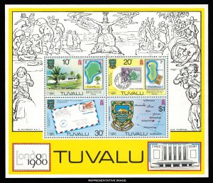 Tuvalu Scott 133-136 Mint never hinged.