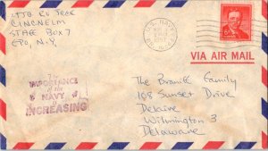 United States Fleet Post Office 6c Roosevelt 1954 Liberty 1957 U.S. Navy, Br....