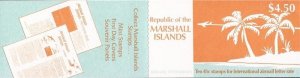 Marshall Islands - 1989 Boeing 727 - Booklet of 10 45c Stamps #C25a