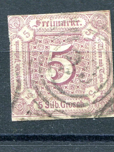 Thurn & Taxis  #16  Used F-VF  -  Lakeshore Philatelics