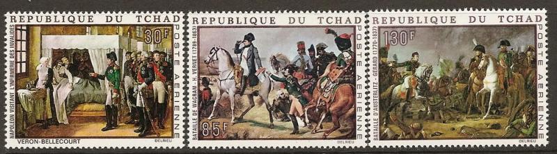 Chad C 57-59 MNH 1969 Napoleon Paintings