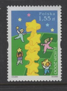 Poland #3519 (2000 Europa issue) CV $1.25