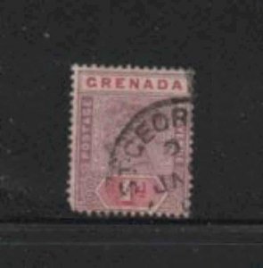 GRENADA #40 1895 1p QUEEN VICTORIA F-VF USED a