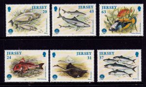 Jersey 1998 -  Marine Life   - MNH   set  # 858-863