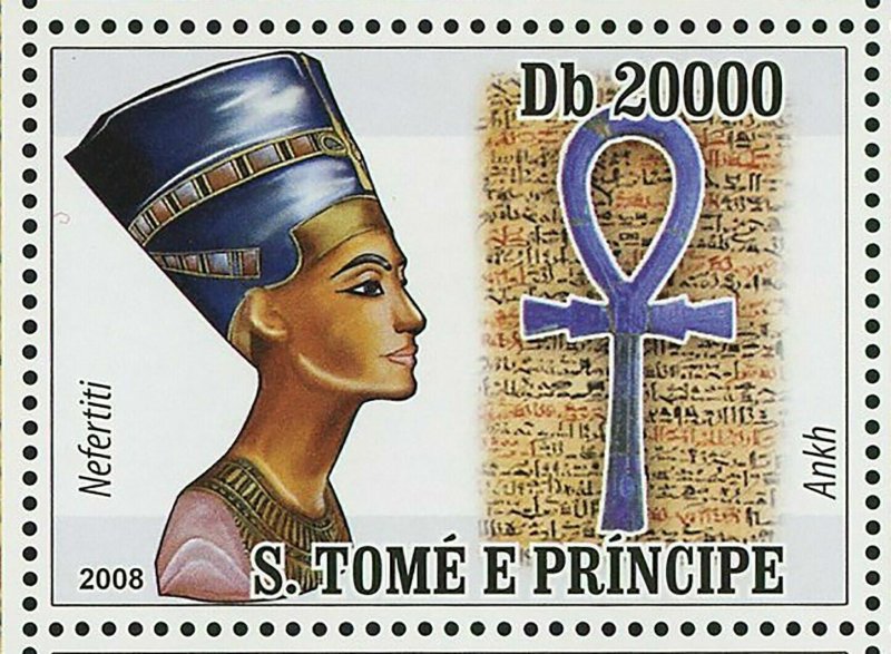 Civilization of Egypt Stamp Nefertiti Ramses II Tutankhamun S/S MNH #3596-3599