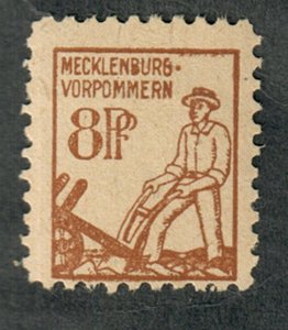 Germany DDR #12N8 Plowman Mint Hinged single