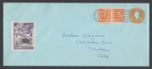 US Sc U531, 773, COMBO FDC. 1932 6c orange Washington #10 envelope & coil pair