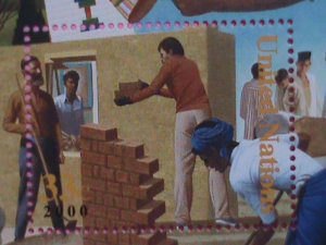 U.N. STAMP: 2000- SC# 783- 21ST CENTURY OF U.N. MINT NOT HING SHEET.   VERY RARE