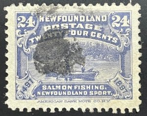 Newfoundland, Scott 71, Used, Pencil Rear (Pic)