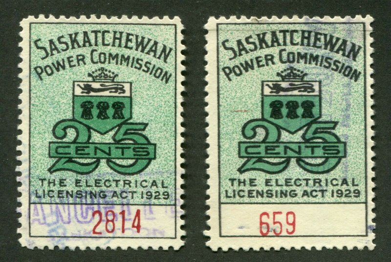 CANADA REVENUE SE9, SE9b USED