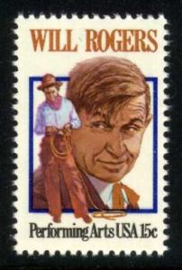 US #1801 Will Rogers, MNH (0.30)