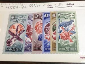 Russia Scott # 4589-94 Mint Never Hinged