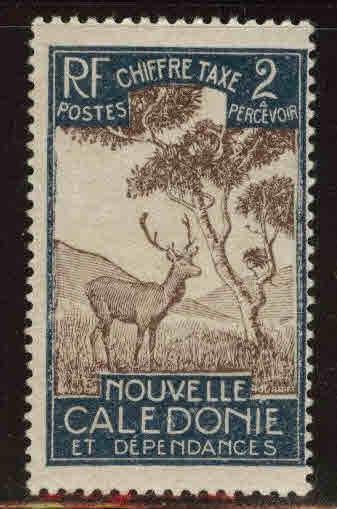 New Caledonia (NCE) Scott J19-26 MH* postage due short set