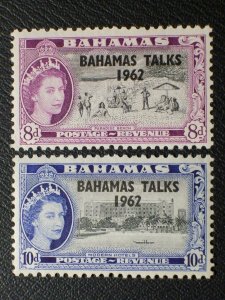 Bahamas Scott #181-182 unused