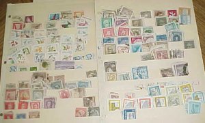 ARGENTINA STAMPS 130 DIFF. ALSO 180  DUPLICATE USED